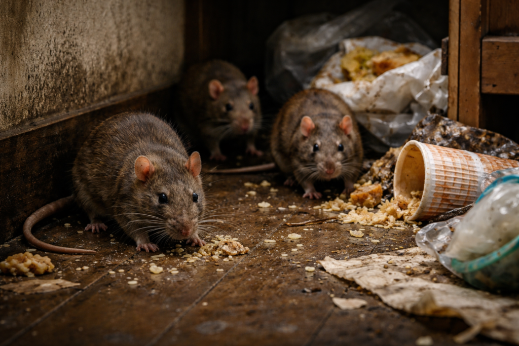 ネズミが媒介する感染症の危険性と対策のイメージ