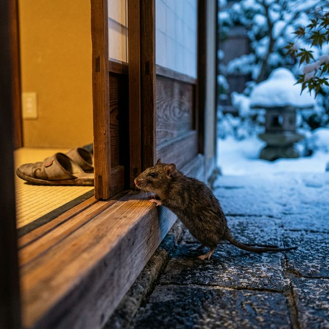 ネズミが活動的になる季節