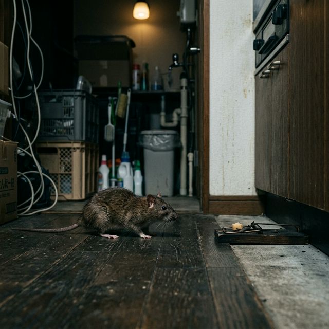 ネズミの警戒心