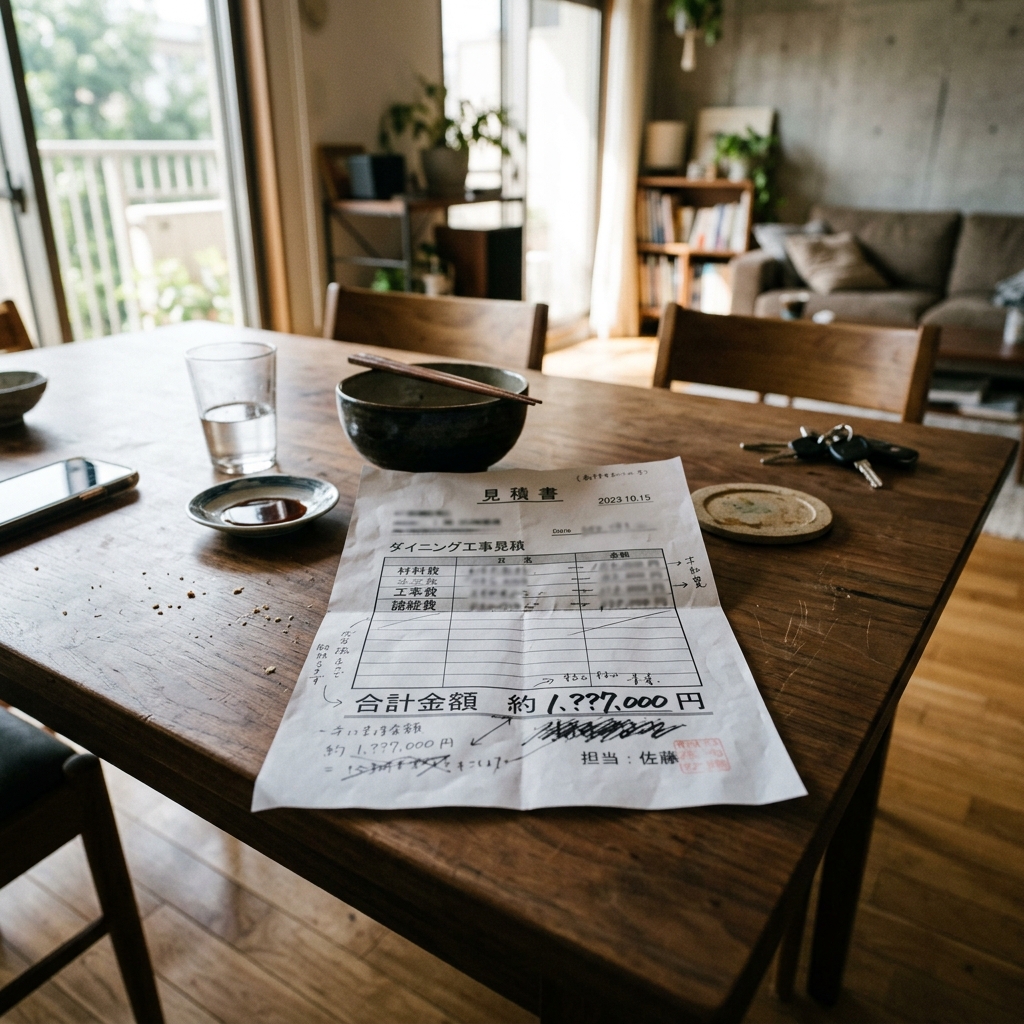 見積書の内訳が曖昧なケース