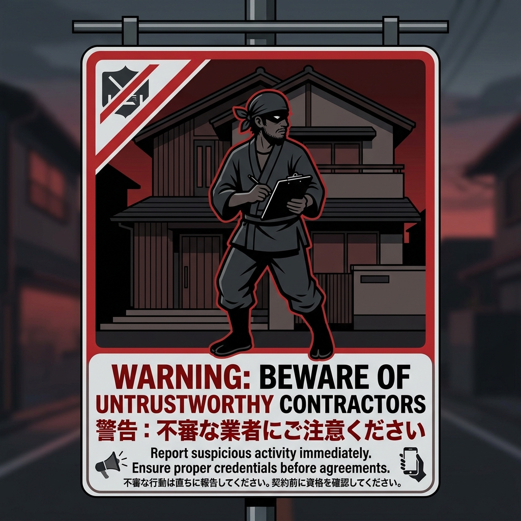 悪徳業者の手口と見分け方