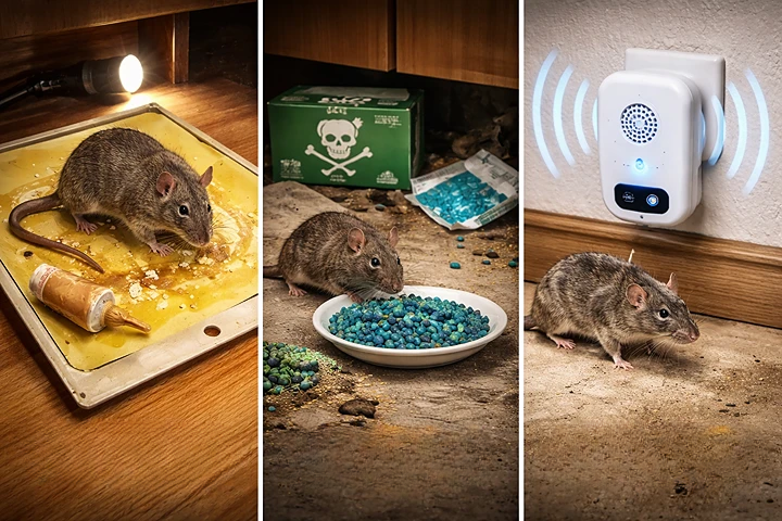 ネズミ駆除方法（粘着シート・毒餌・対策グッズ）