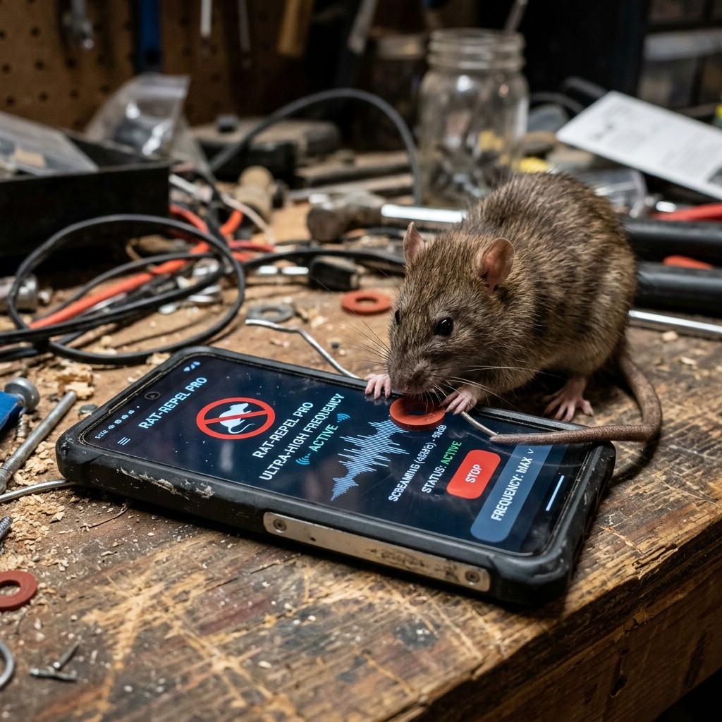 スマートフォンとネズミ駆除の限界