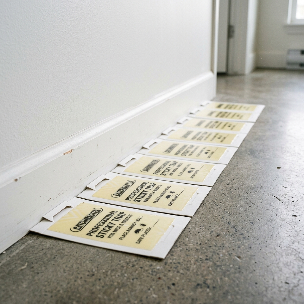 ネズミ専用の粘着シートを活用