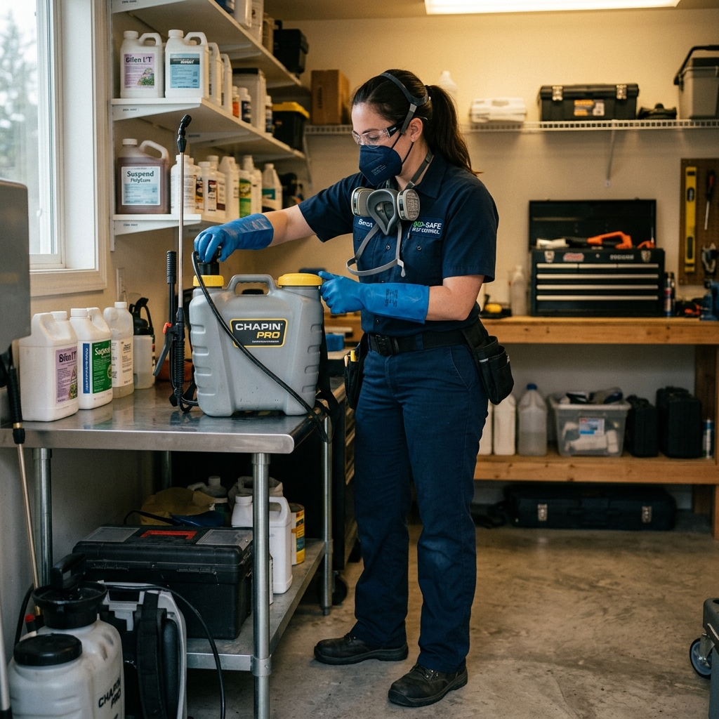 駆除を行う際の安全な準備