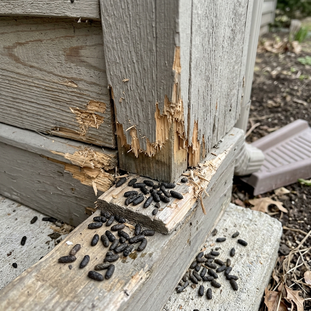 家の中で見つかる大量のネズミのフンと初期症状のサイン