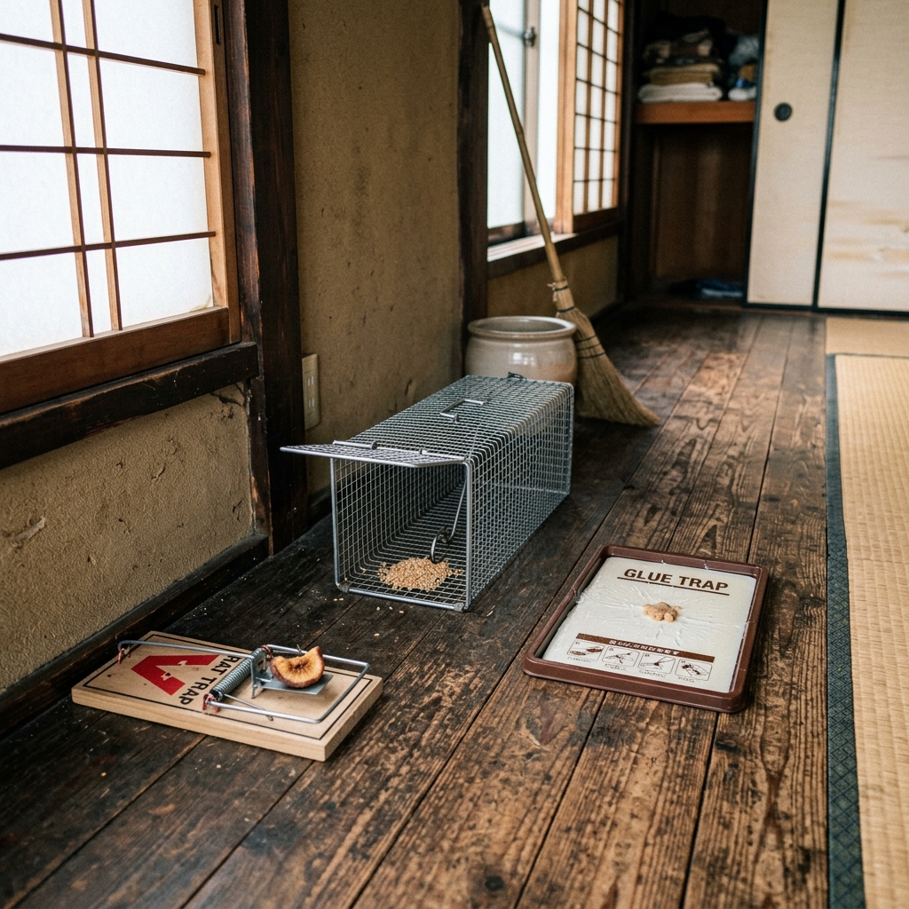 様々な種類のネズミトラップの比較