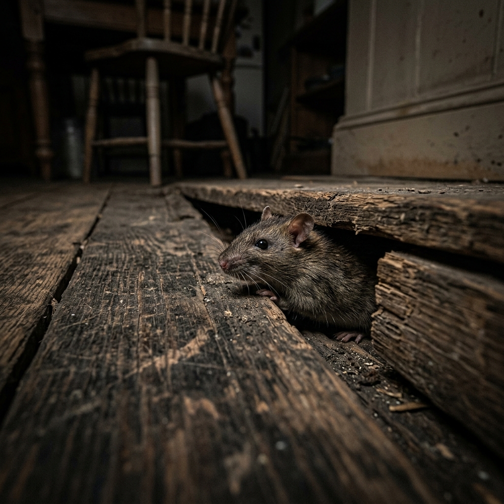 天敵から身を隠しながら生きるネズミの生態