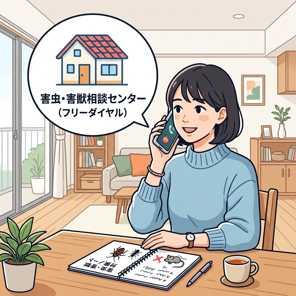ネズミのフンを見つけた時の相談窓口